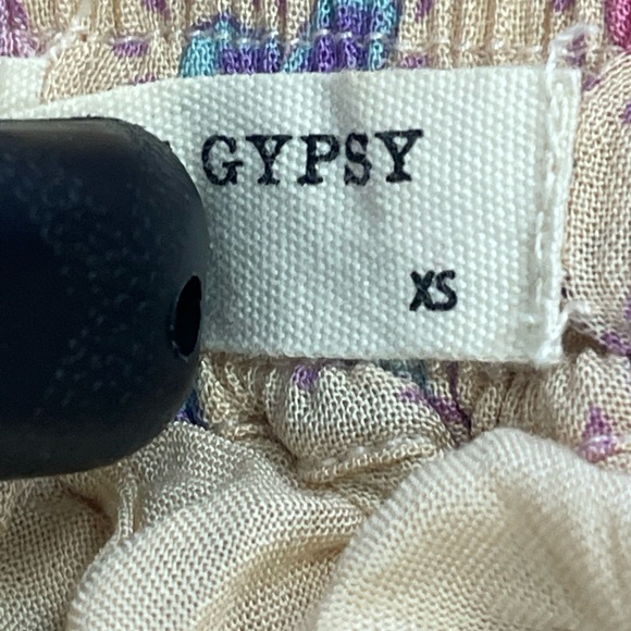 Spell & The Gypsy Floral Boho Maxi Skirt XS Elastic Waist Lined Viscose✨ - Picture 8 of 10